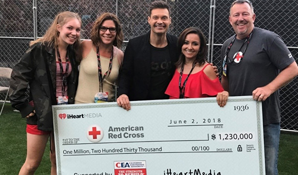 Image: Before the onstage check presentation