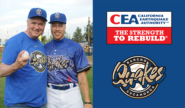 Image: CEA CEO Glenn Pomeroy and Rancho Cucamonga Quakes