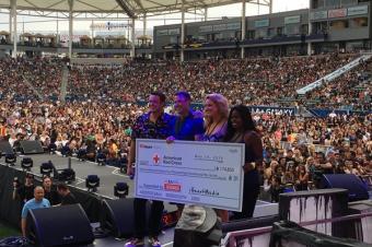 Image: CEA and iHeartMedia Present Auction Proceeds to American Red Cross at KIIS-FM's Wango Tango