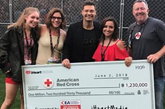 Image: Before the onstage check presentation