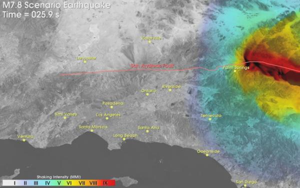 Southern California ShakeOut Potential Earthquake Scenario